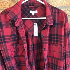 Garage flannel top Medium